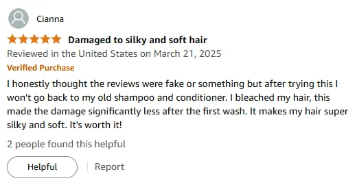My Hair Loves This Repair Shampoo