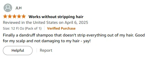 My Gentle Dandruff Shampoo That Doesn't Strip Hair