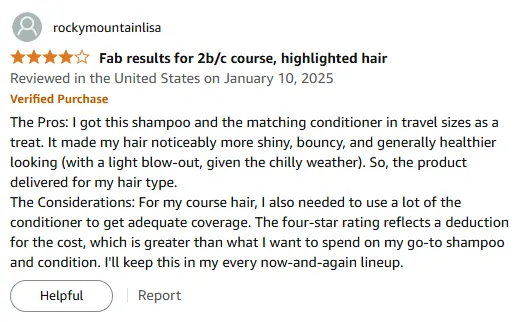 My Shampoo for Shiny, Healthy Hair