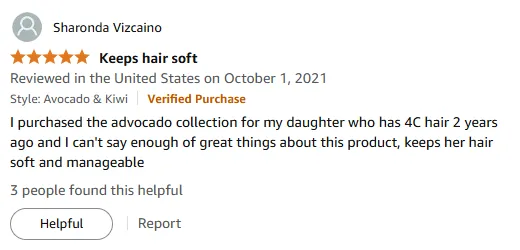 My Avocado Conditioner for Soft 4C Hair
