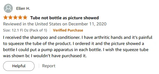 My Honest Shampoo Tube Painful for Arthritic Hands