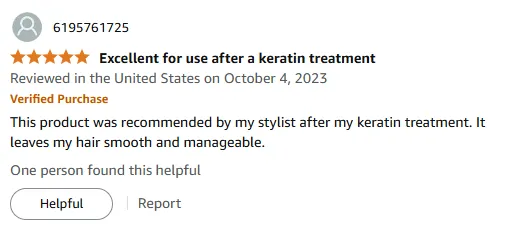My Keratin Shampoo for Smooth, Manageable Hair