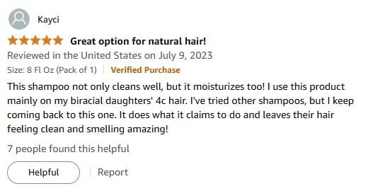 Best Moisturizing Shampoo for 4C Hair I Love