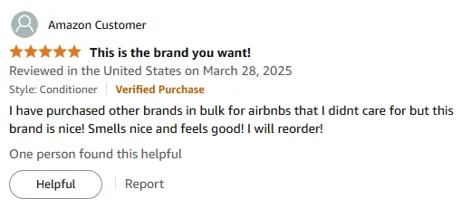 I Love Soapbox Shampoo for Airbnb Refill