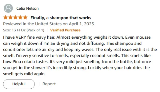 OGX Lightweight Shampoo Keeps My Waves Without Weight