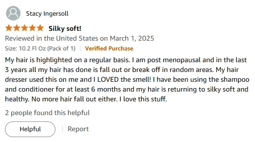 My Hair Loss Stopped: Best Silky Soft Shampoo