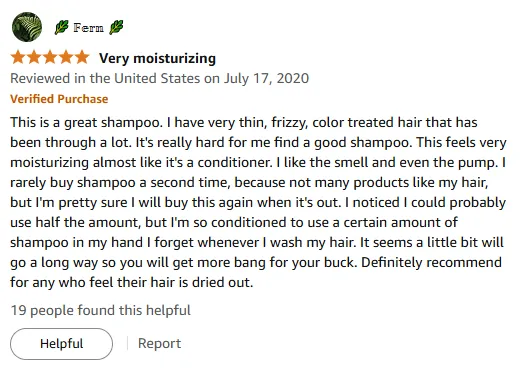 My Hair Loves This Amazing Argan Shampoo