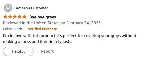 Love This Non-Messy Gray Coverage Shampoo That Lasts