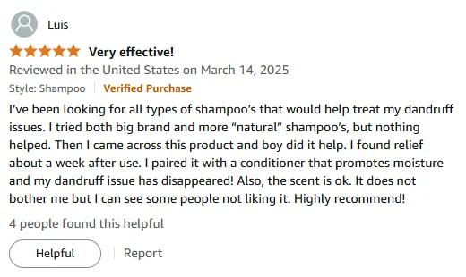 My Dandruff Cure Found With This Shampoo