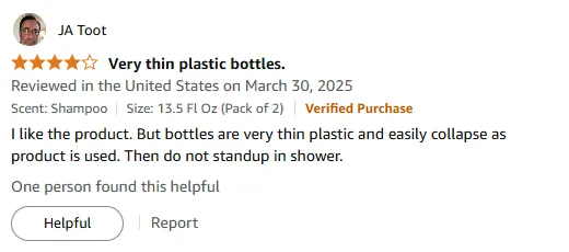 My Head & Shoulders Review: Effective but Flimsy Bottle