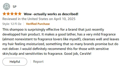 CeraVe Shampoo: My Scalp's Gentle Hydrating Hero