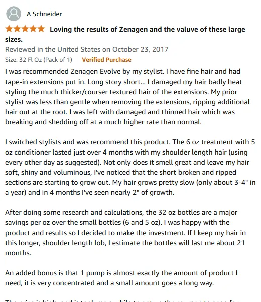 My Zenagen Shampoo Stopped Hair Loss & Regrew Hair