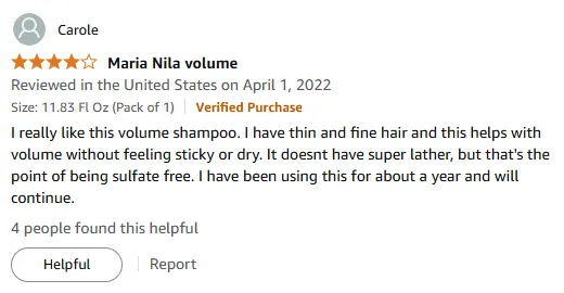 My Sulfate Free Volume Shampoo for Fine Hair