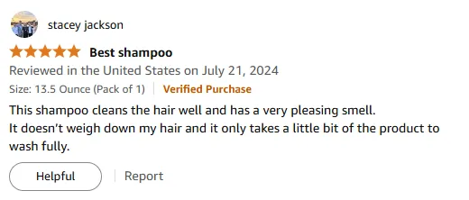 Amazing Shampoo for Clean, Lightweight Hair