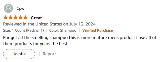 Best Mature Men's Shampoo I've Used for Years