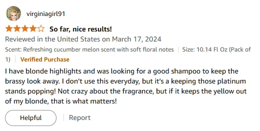 Keeps Brass Away: My Favorite Blonde Shampoo