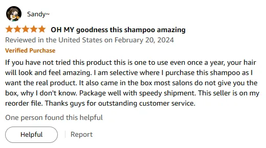 My Hair Looks Amazing with Oribe Shampoo