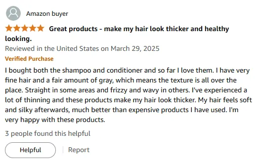 My Fine Hair Looks Thicker with This Shampoo