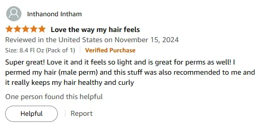 I Love This Lightweight Shampoo for Permed Hair
