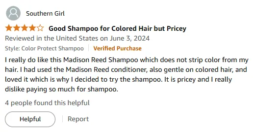 My Honest Review: Madison Reed Volumizing Shampoo