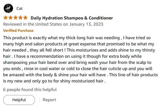My Sulfate-Free Shampoo for Shiny, Moisturized Hair