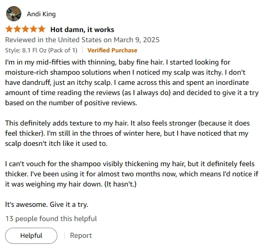 My Nutrafol Shampoo Review: Itching Gone, Hair Feels Thicker