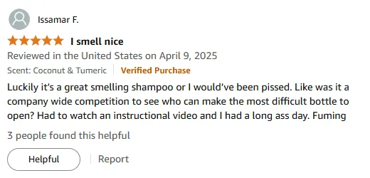 My Native Shampoo Review: Great Scent, Hard Bottle