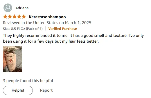 My Hair Feels Fuller with Kerastase Shampoo