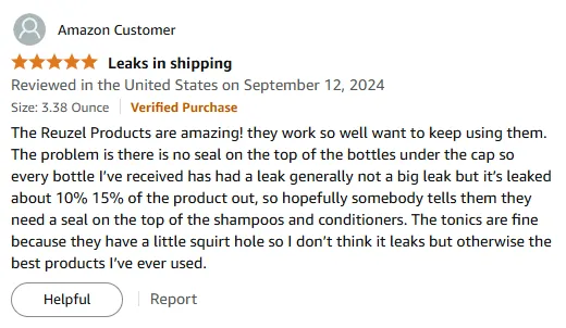 My Reuzel Shampoo Review: Leaks but Works Great