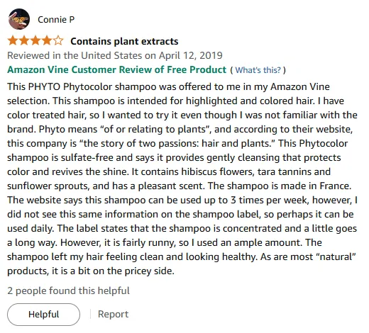 My Top PHYTO Shampoo for Color Treated Hair