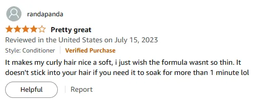 My Curly Hair Shampoo for Softness