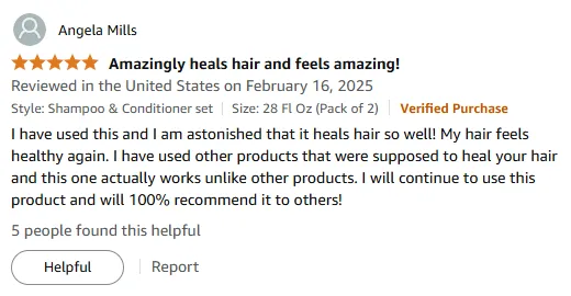 Best Healing Shampoo I've Ever Used - It Works!