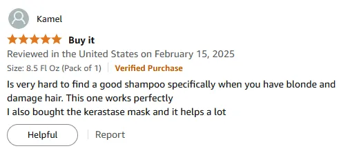I Found Kerastase Shampoo Best for Blonde Damaged Hair