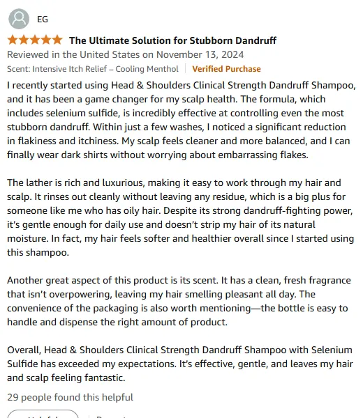 My Dandruff Solution: Head & Shoulders Clinical Strength Selenium Sulfide