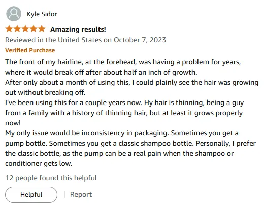 My Hairline Stopped Breaking with Artnaturals Shampoo for Thin Hair