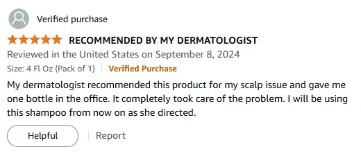 My Dermatologist Recommended DHS Sal Shampoo for Itchy Scalp