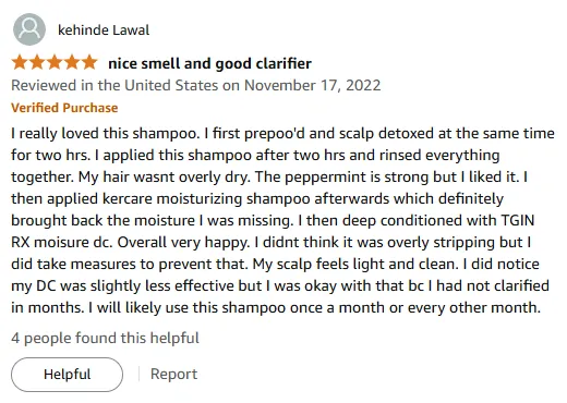 I Love This Peppermint Tea Tree Clarifying Shampoo
