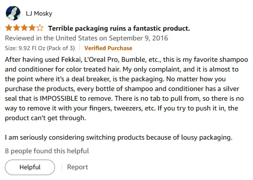 My Favorite Shampoo for Color Treated Hair Has Packaging Flaw