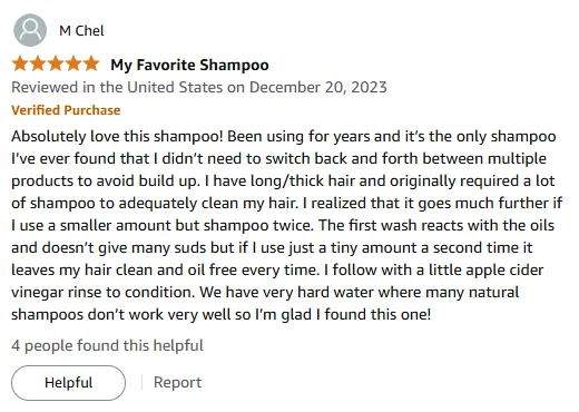 My Natural Shampoo Review: No Buildup, Hard Water Hero