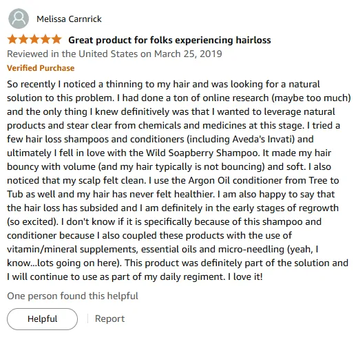 My Thinning Hair Regrowth with Sulfate Free Volumizing Shampoo