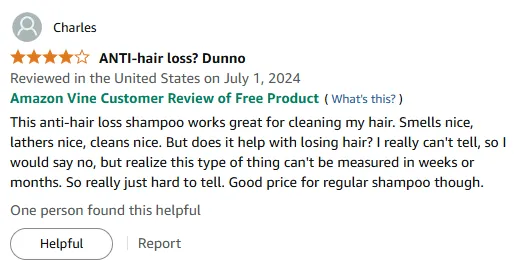 My Anti Hair Loss Shampoo Review: Clean Scent, Good Price