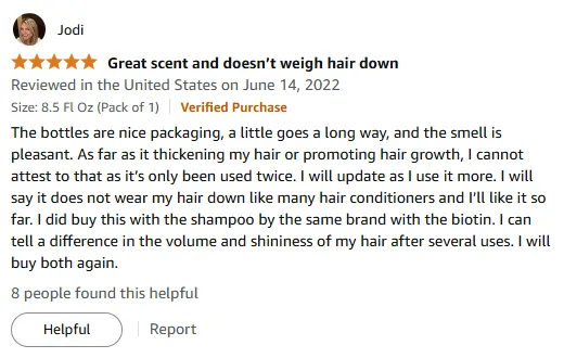 I Love R+Co Biotin Conditioner for Fine Thin Hair
