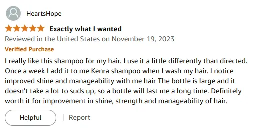 I Love Bellisso Keratin Shampoo for Shine and Strength