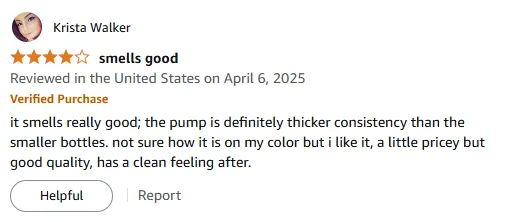 My Nexxus Color Assure Shampoo: Thick Pump, Great Smell