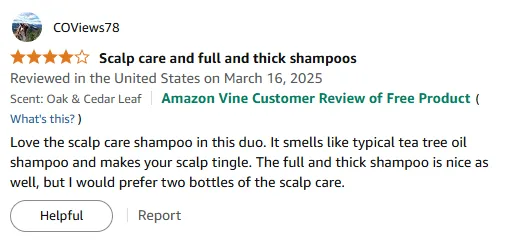 I Love My Tea Tree 2-in-1 Shampoo for Thick Hair