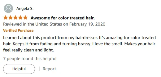 My Hairdresser's Color Treated Hair Shampoo That Stops Brassy Fading