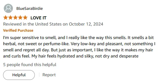I Love This Herbal Scented Shampoo for Hydrated Curls