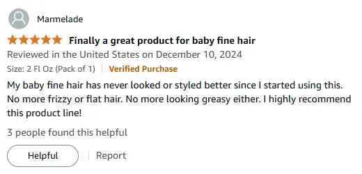 My Thinning Hair Looks Fuller with Virtue Conditioner
