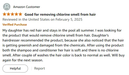 I Found a Chlorine Removal Shampoo That Stops Green Hair