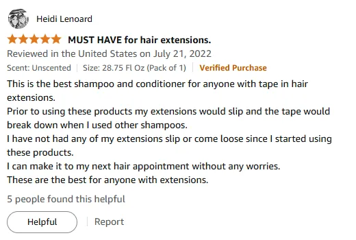 My Best Sulfate Free Shampoo for Tape In Extensions